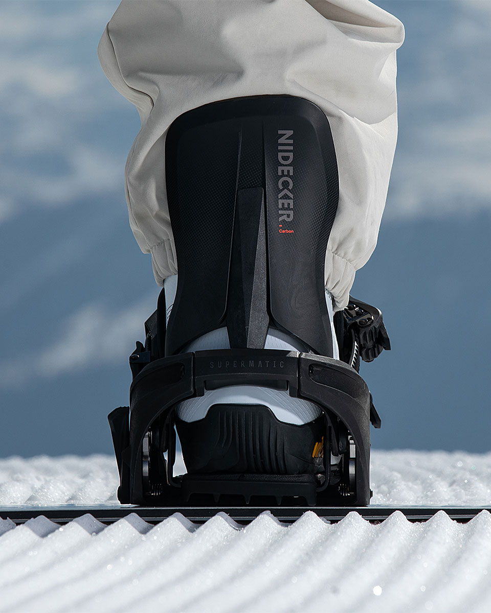 Nidecker Snowboardbindning - Supermatic Carbon Black - 8