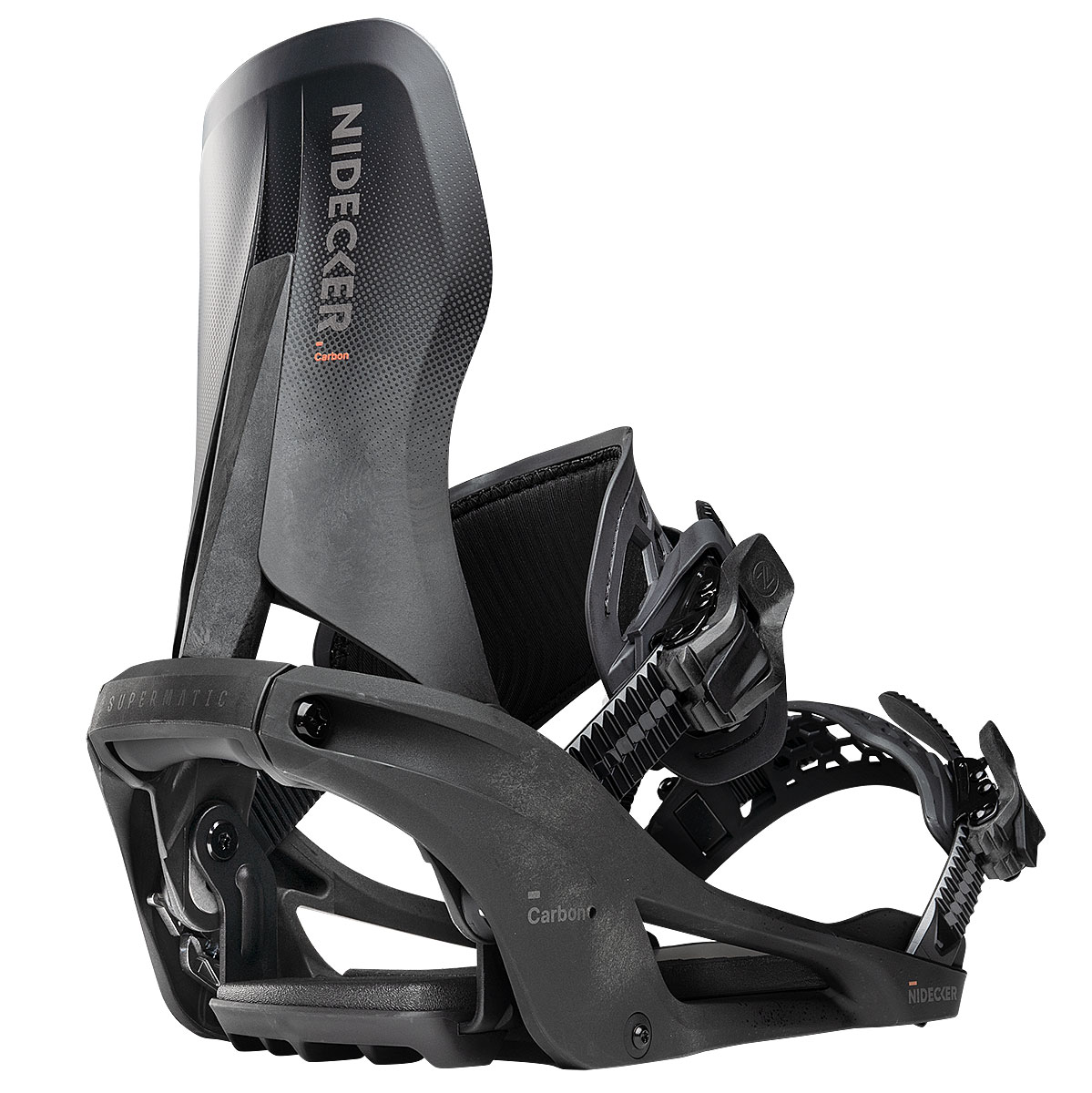 Nidecker Snowboardbindning - Supermatic Carbon Black