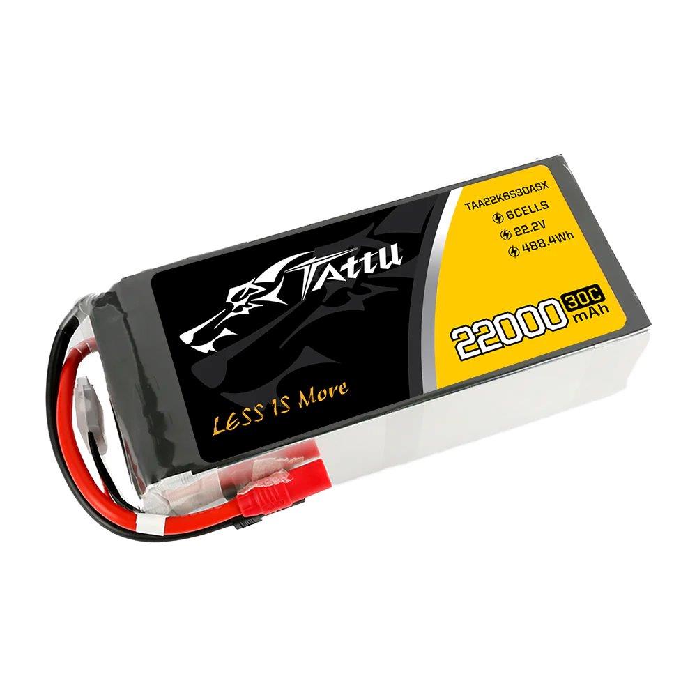 GensAce Tattu 22000mAh 22.2V 30C 6S1P Lipo Battery Pack with AS150+XT150 plug - 5