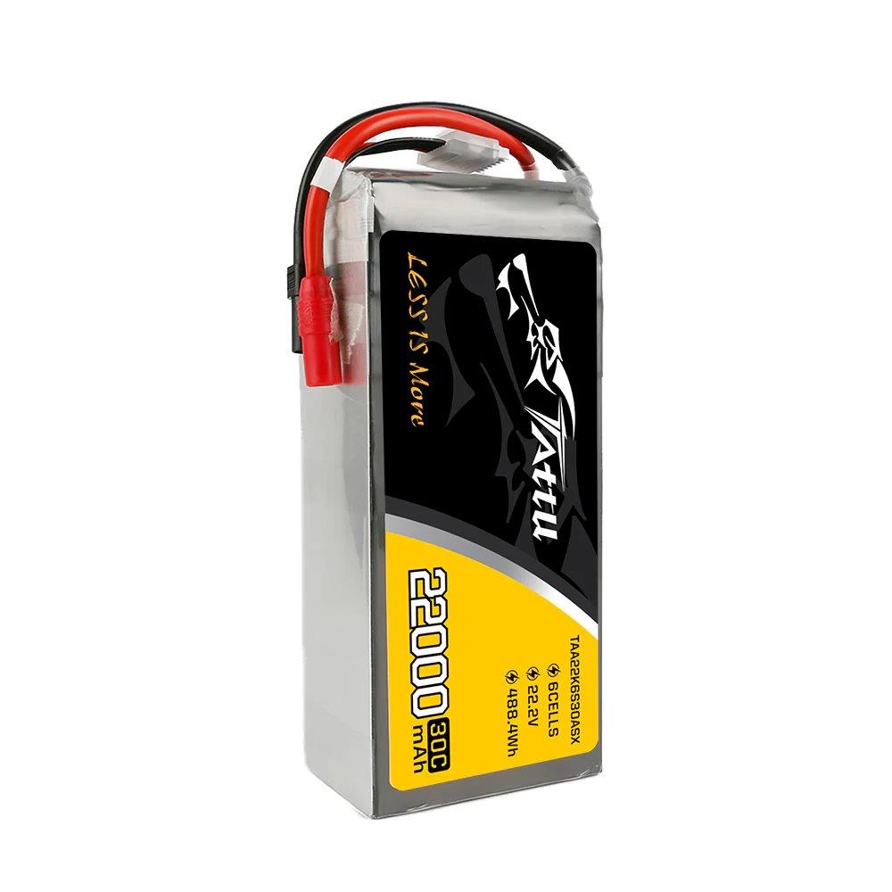 GensAce Tattu 22000mAh 22.2V 30C 6S1P Lipo Battery Pack with AS150+XT150 plug - 3