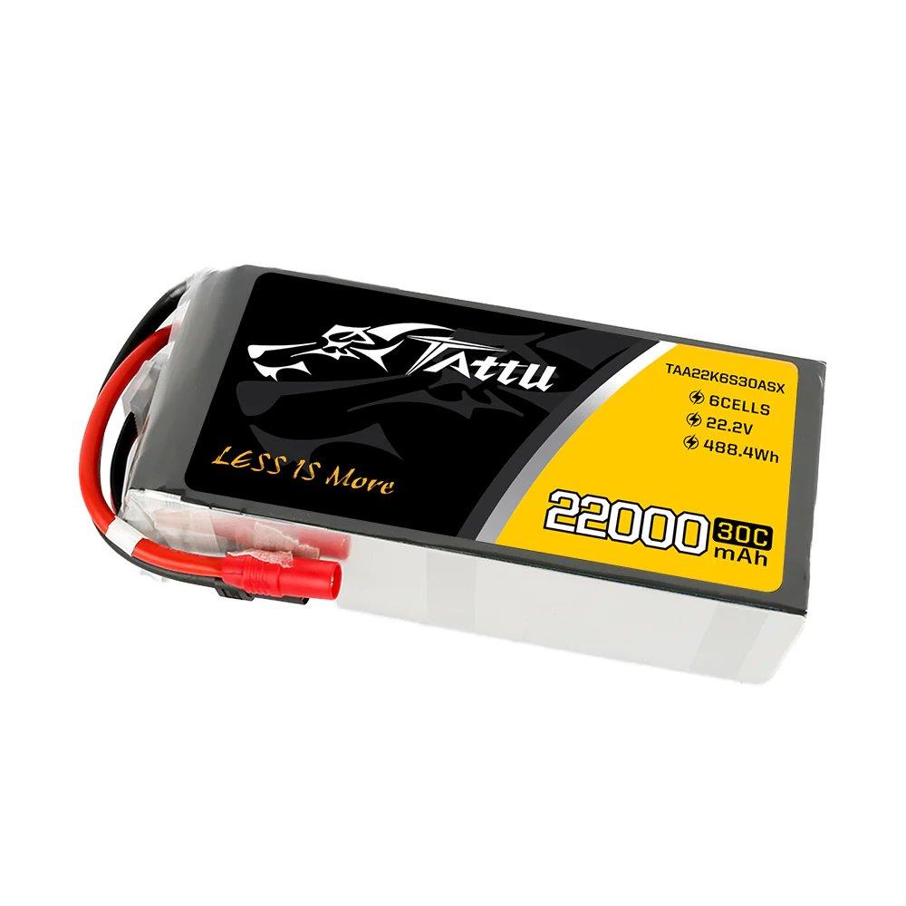 GensAce Tattu 22000mAh 22.2V 30C 6S1P Lipo Battery Pack with AS150+XT150 plug - 4