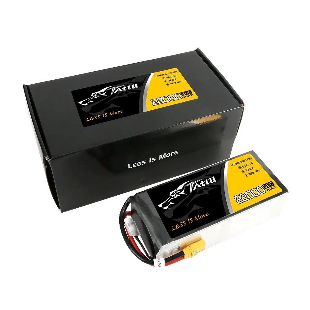 GensAce Tattu 22000mAh 22.2V 30C 6S1P Lipo Battery Pack with XT90-S plug - 5