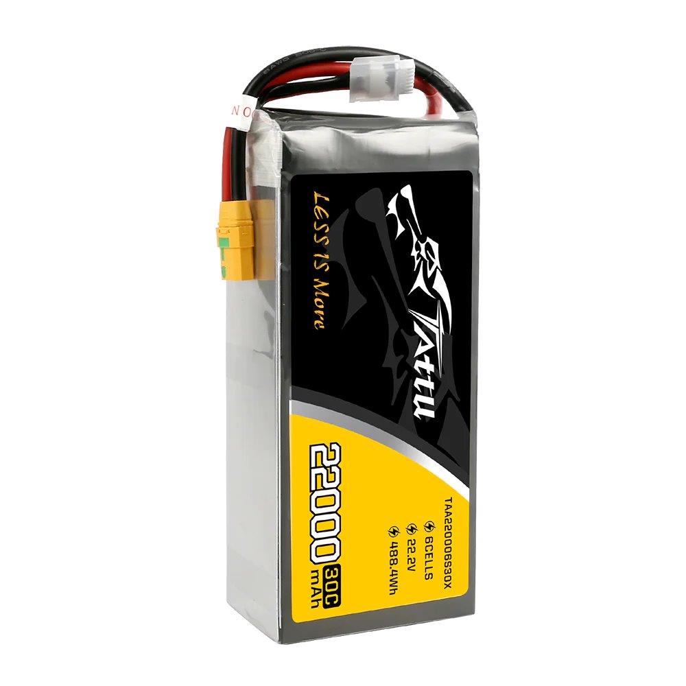 GensAce Tattu 22000mAh 22.2V 30C 6S1P Lipo Battery Pack with XT90-S plug - 4