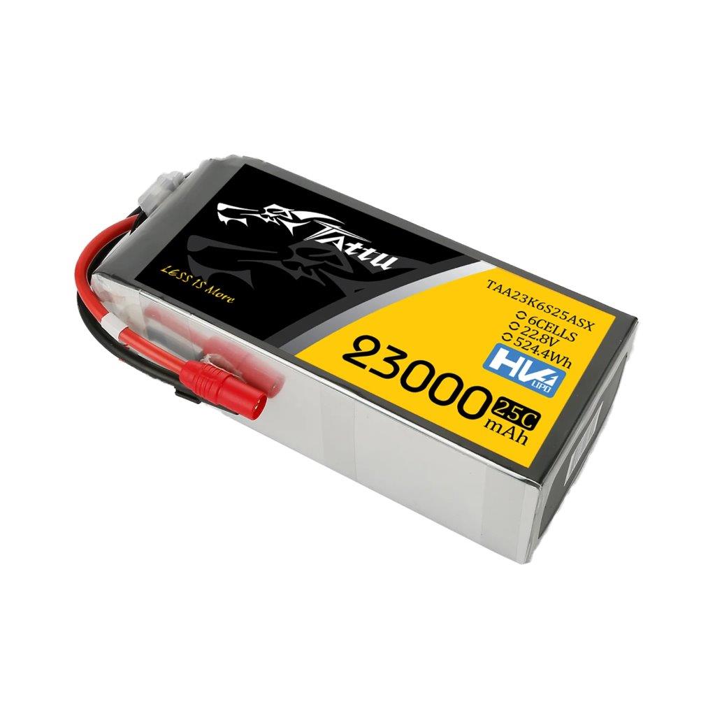 GensAce Tattu 23000mAh 22.8V 25C 6S1P HV High Vol Lipo Battery Pack XT150+AS150 - 2