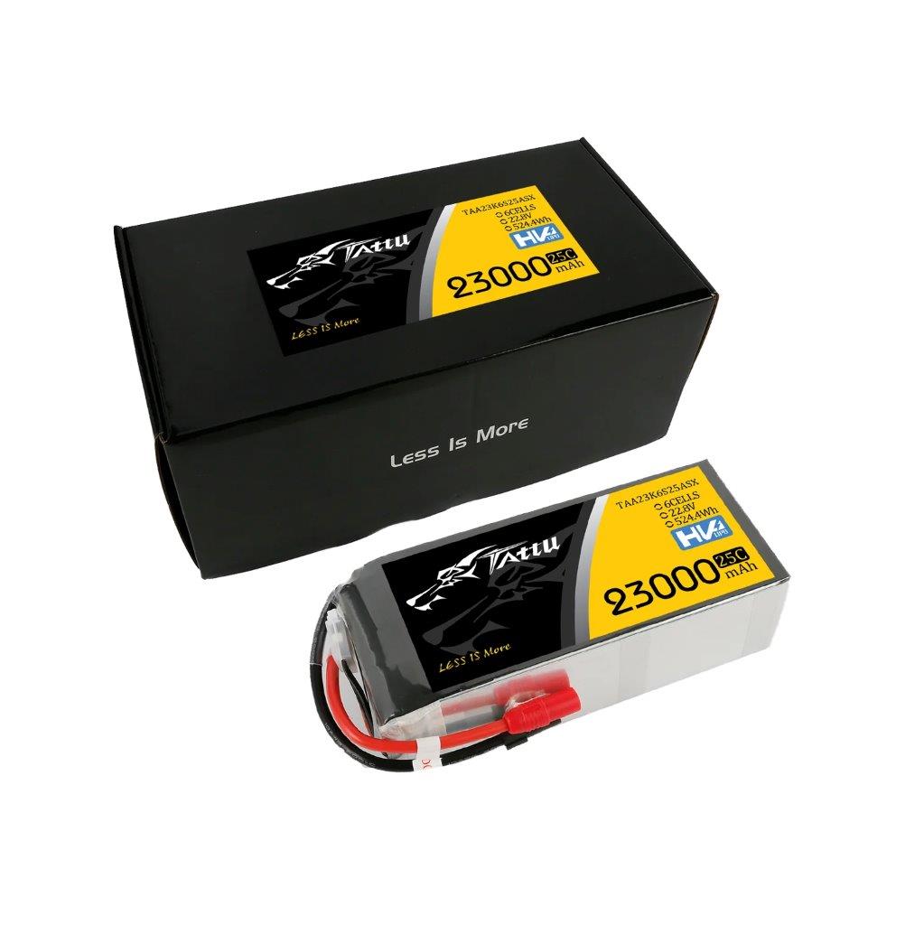GensAce Tattu 23000mAh 22.8V 25C 6S1P HV High Vol Lipo Battery Pack XT150+AS150 - 5