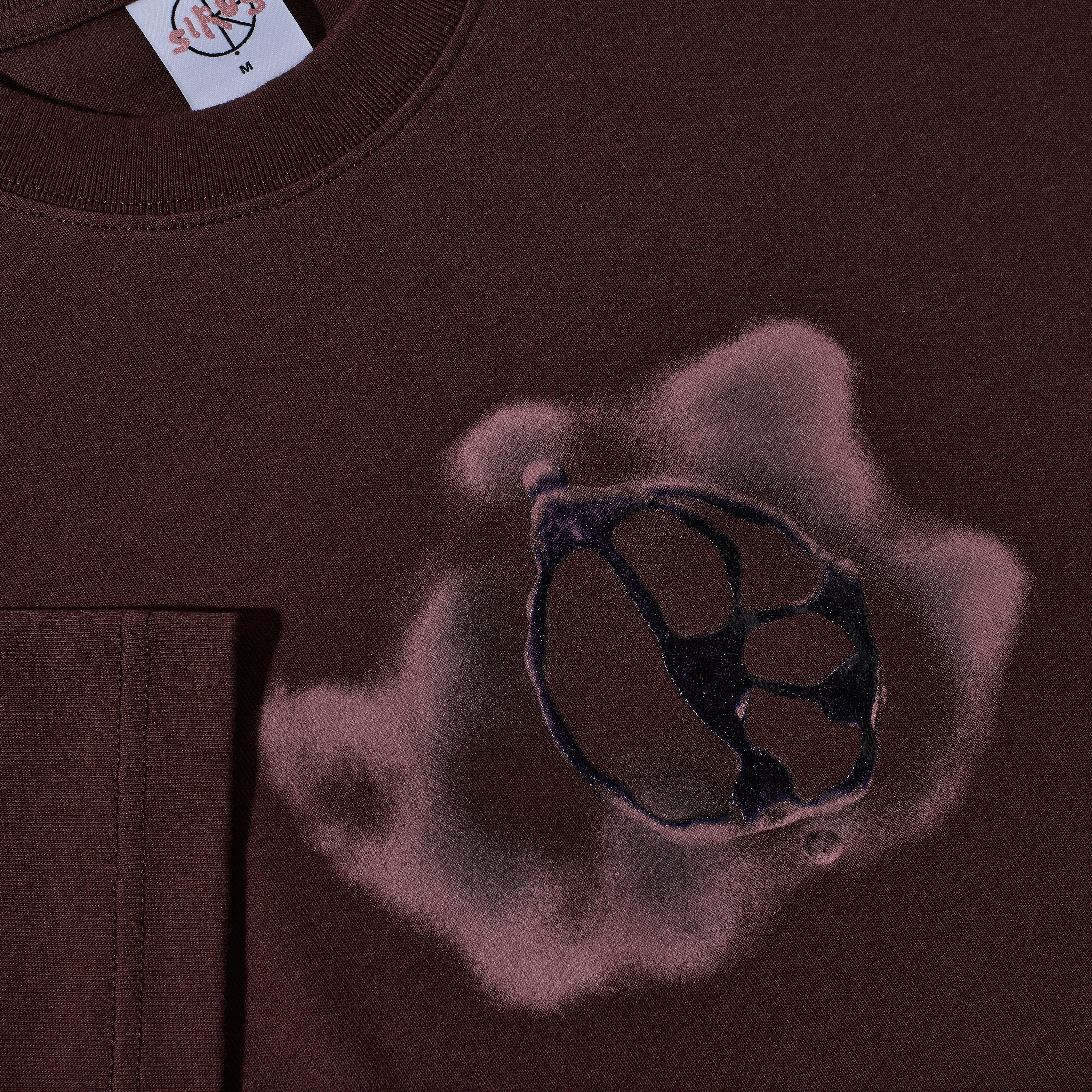 Polar Skate Co. Metal Logo T-shirt Washed Bordeaux - 3