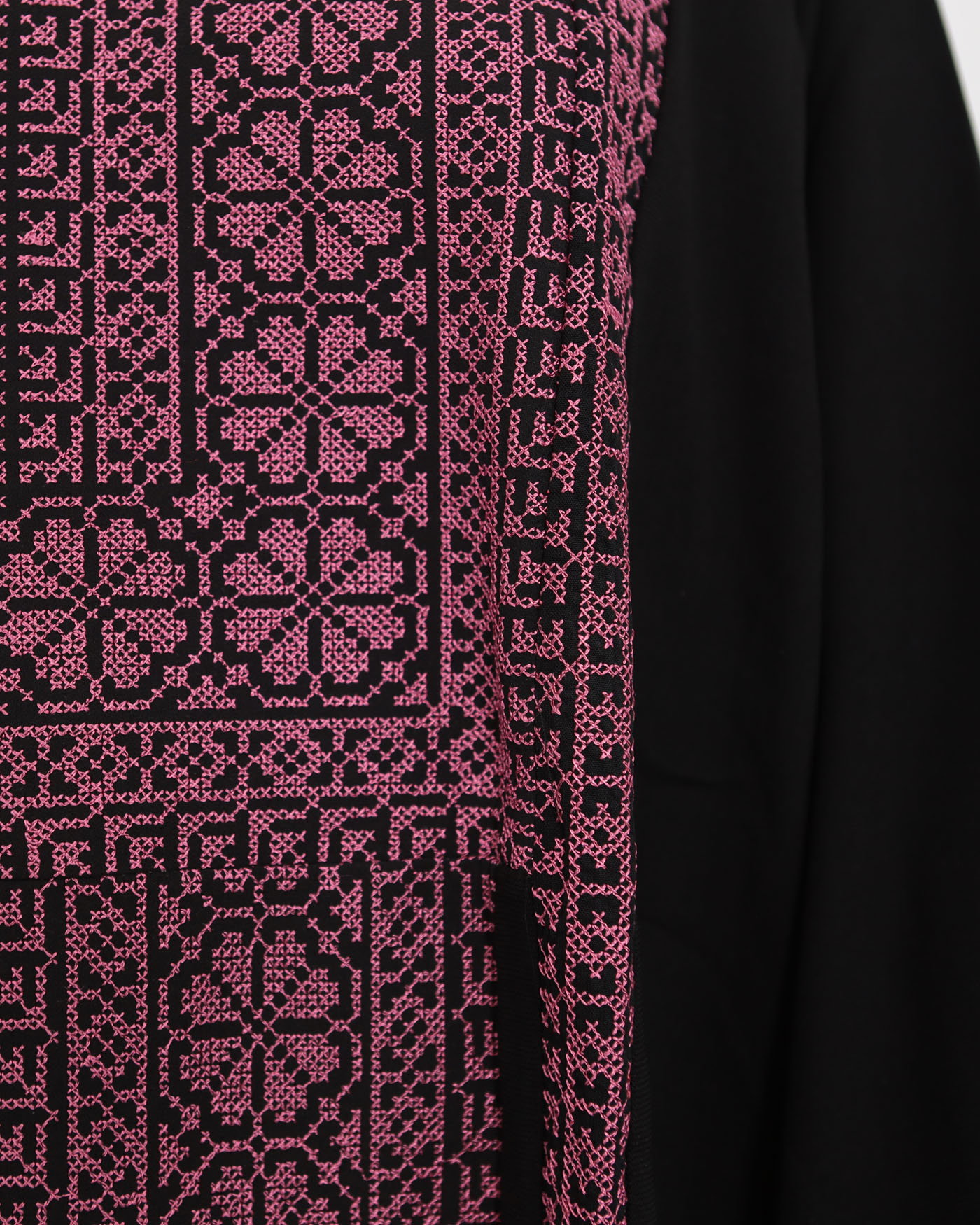 Traditional Abaya - Palestinian Thobe - Pink - 4