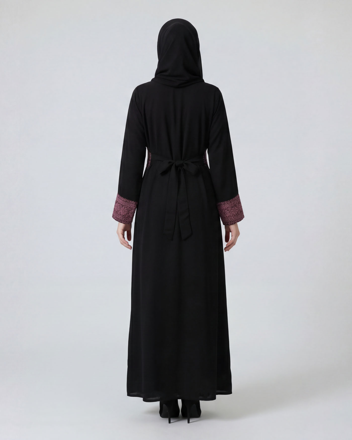 Traditional Abaya - Palestinian Thobe - Pink - 3