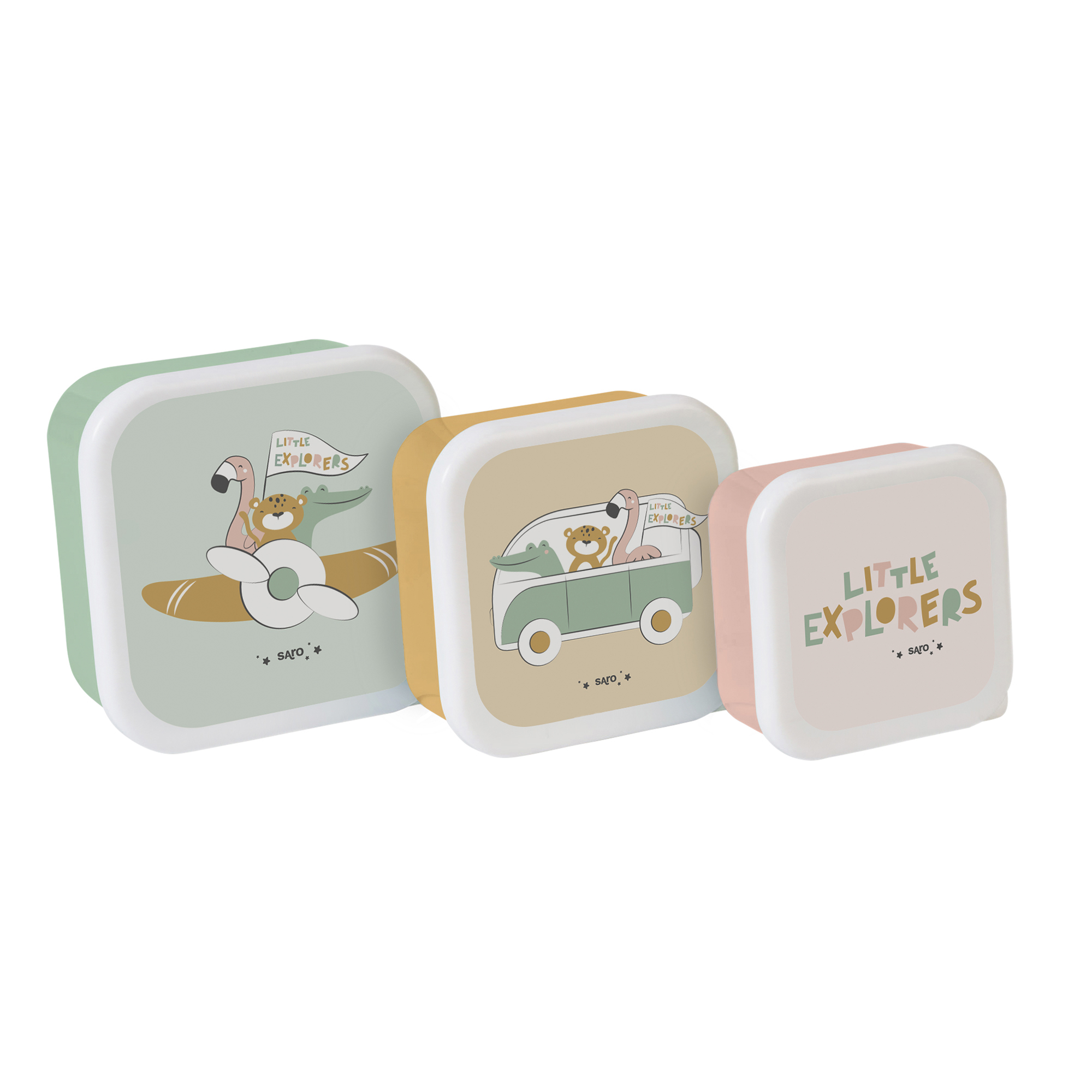 Saro Matlåda 3-pack Little Explorers