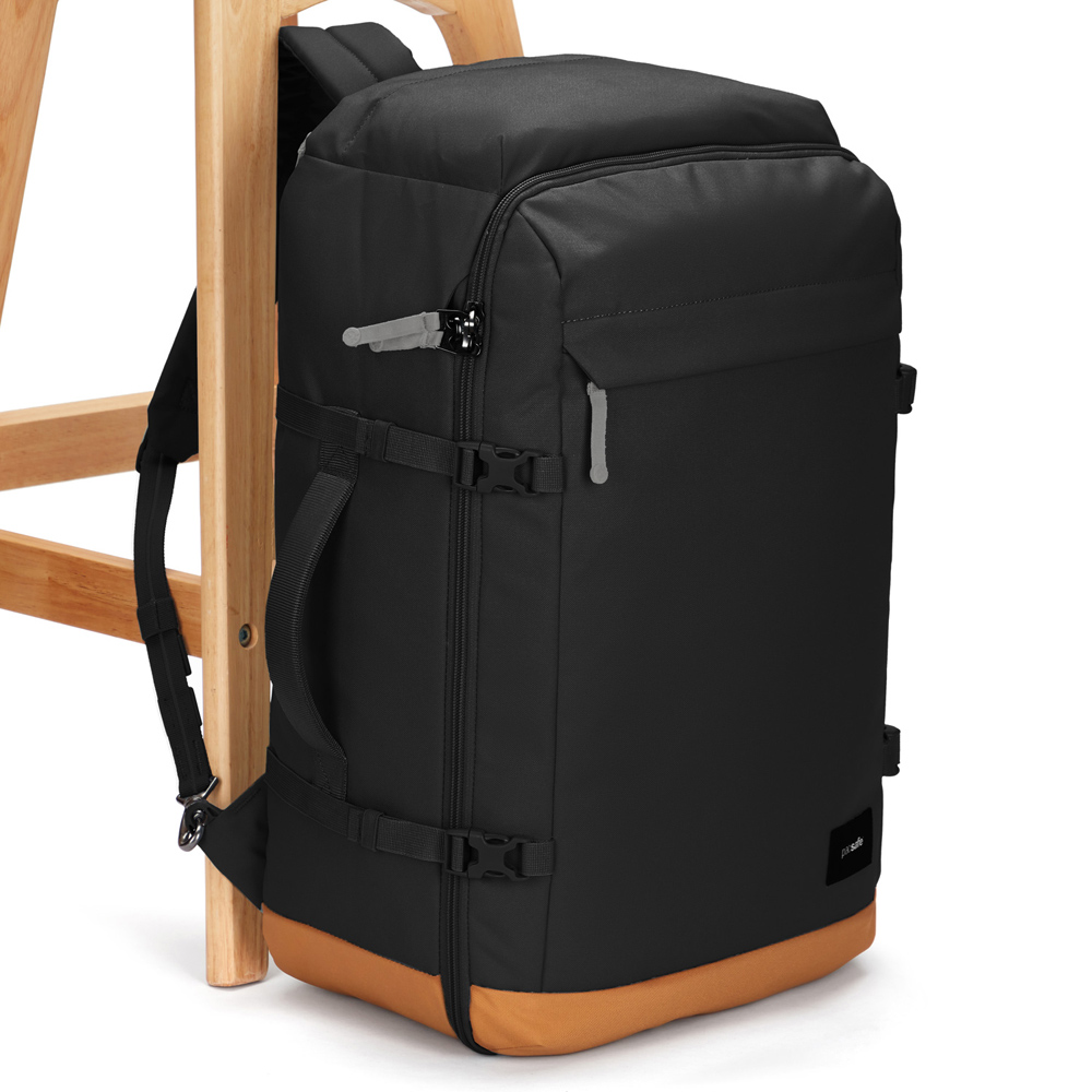 Stöldsäker reseryggsäck - PACSAFE GO 44L anti-theft carry on backpack black - 6