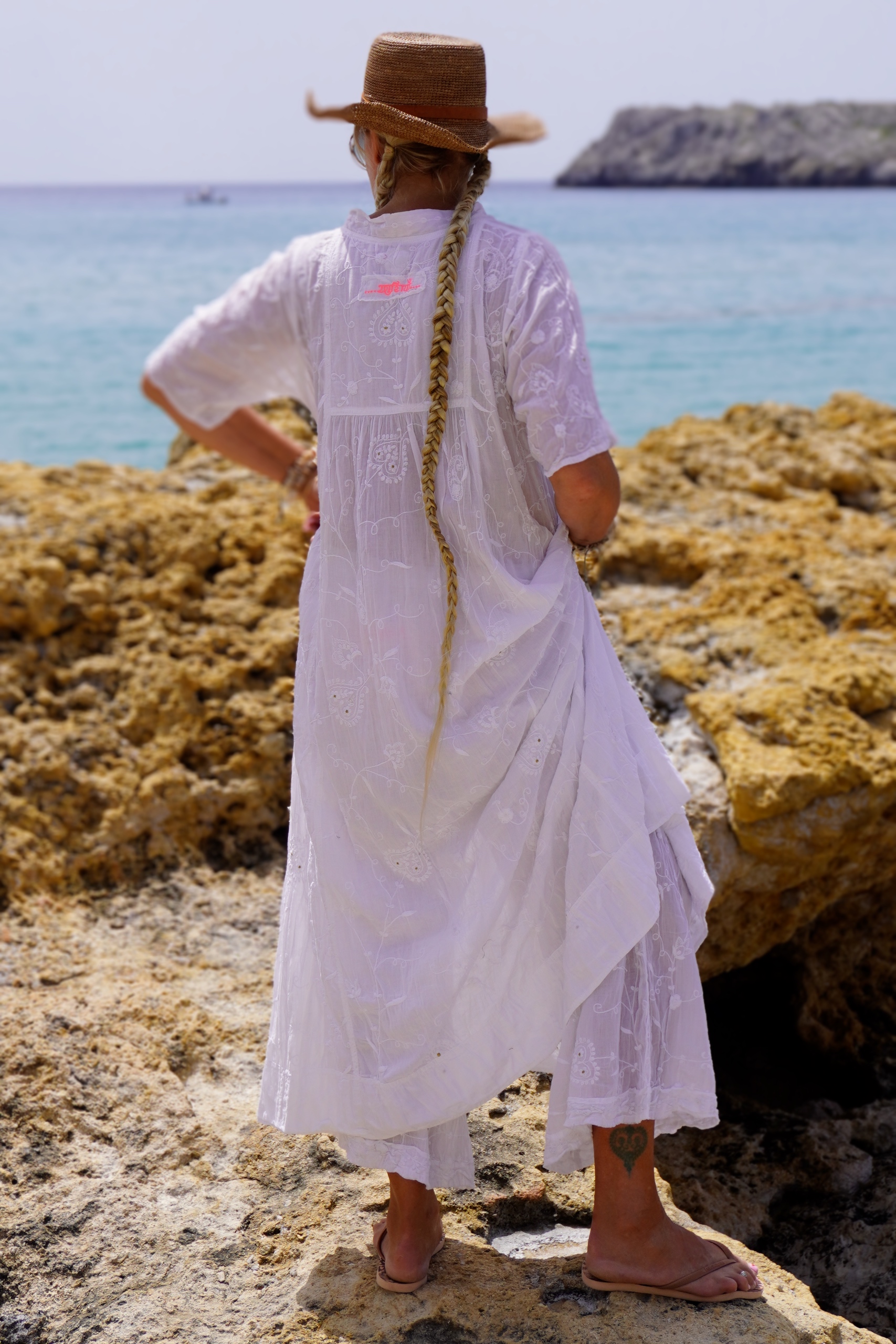 ANITA COTTON MAXI DRESS SWEET WHITE  - 7