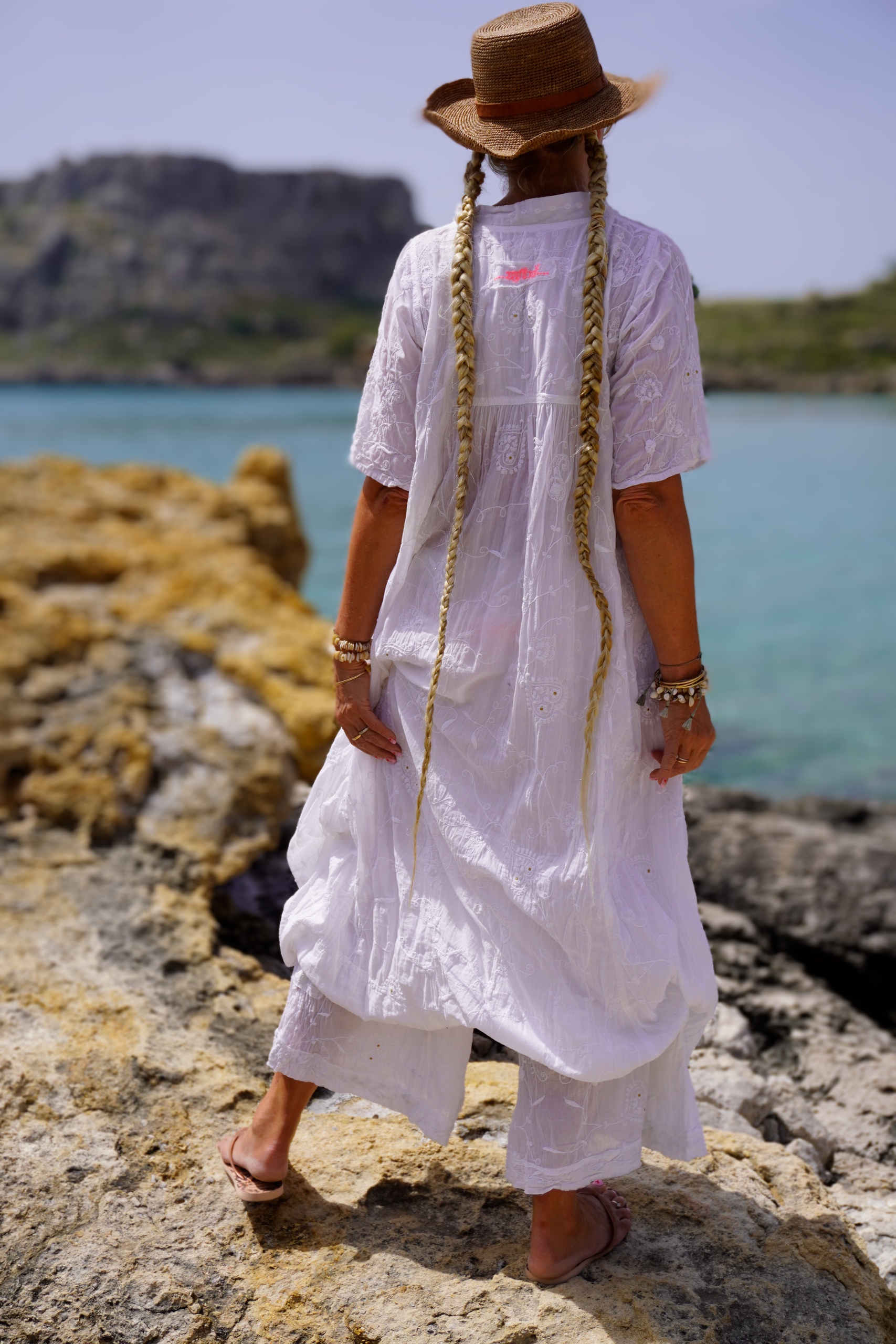 ANITA COTTON MAXI DRESS SWEET WHITE  - 6