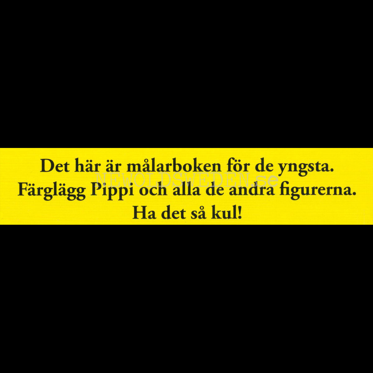 Pippi - Svenska KLASSIKER  MIN FÖRSTA MÅLARBOK - Pippi LÅNGSTRUMP - L80 - 2
