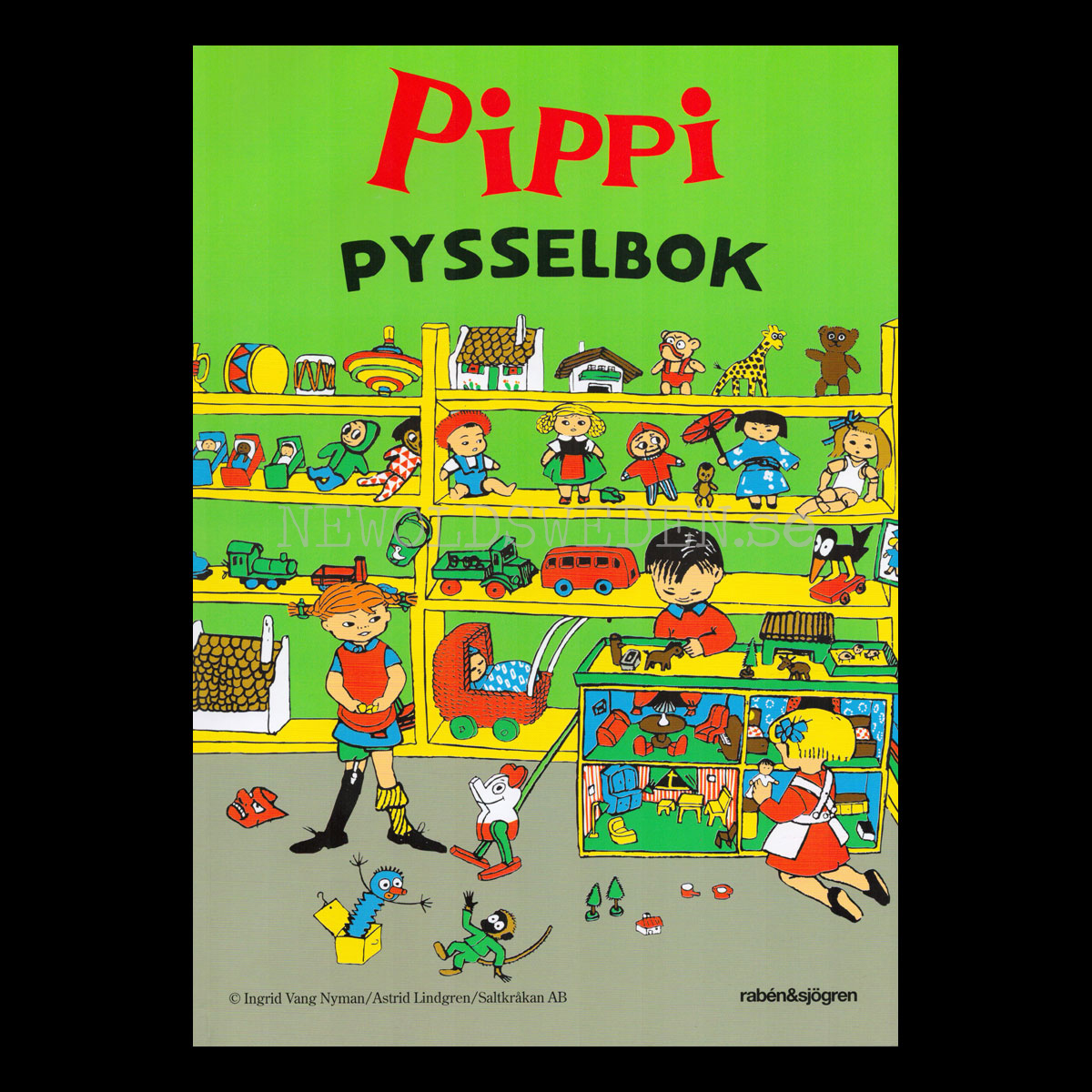 Pippi - PYSSELBOK - Pippi LÅNGSTRUMP - L90