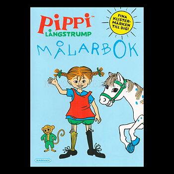 Pippi - MÅLARBOK - Pippi LÅNGSTRUMP - L80