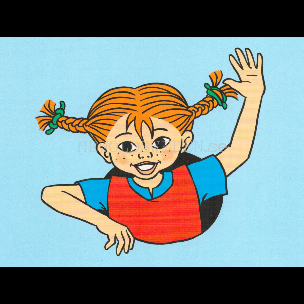 Pippi - MÅLARBOK - Pippi LÅNGSTRUMP - L80 - 3