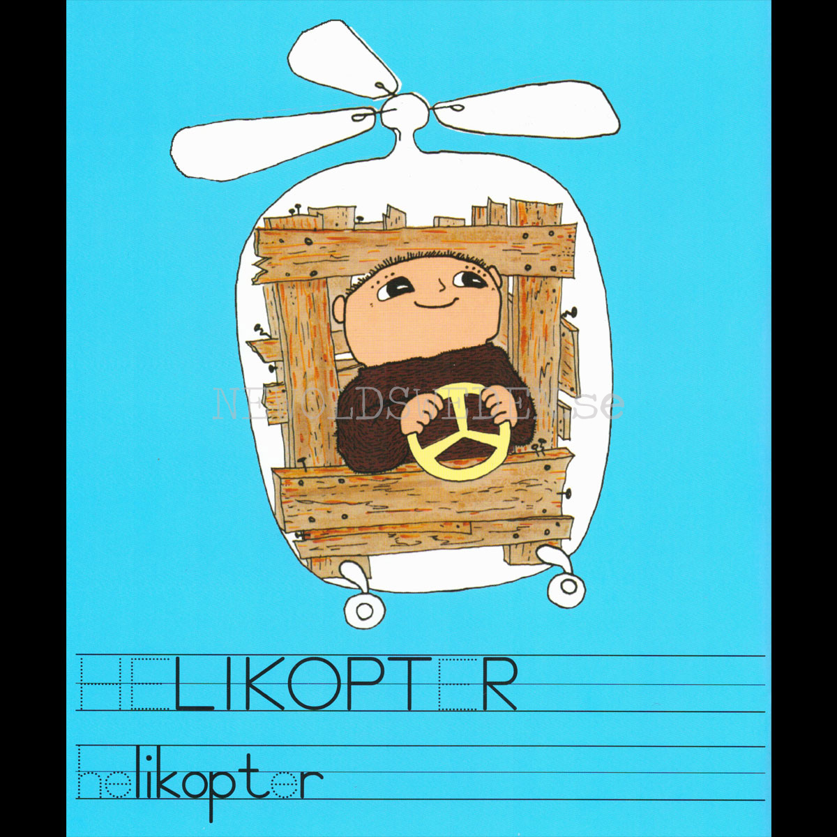 ALFONS ÅBERG - LÄR DIG SKRIVA ALFABETES BOKSTÄVER - L70 - 2