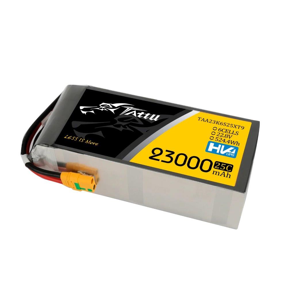 GensAce Tattu 23000mAh 22.8V 25C 6S1P HV High Voltage Lipo Battery Pack With XT9 - 3