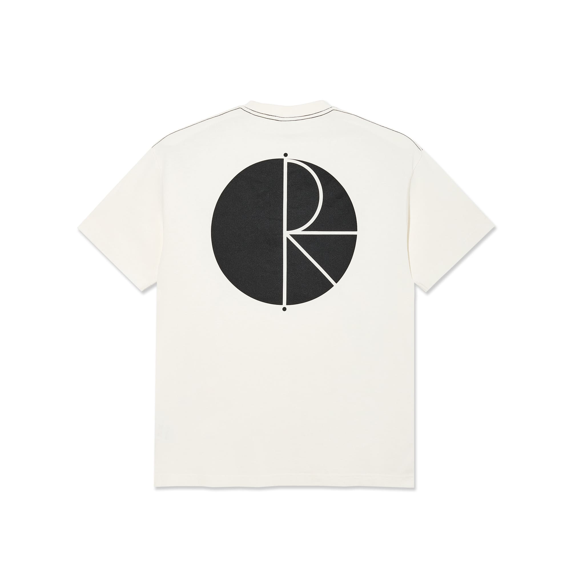 Polar Skate Co. Contrast T-shirt Fill Logo  Ivory/Black