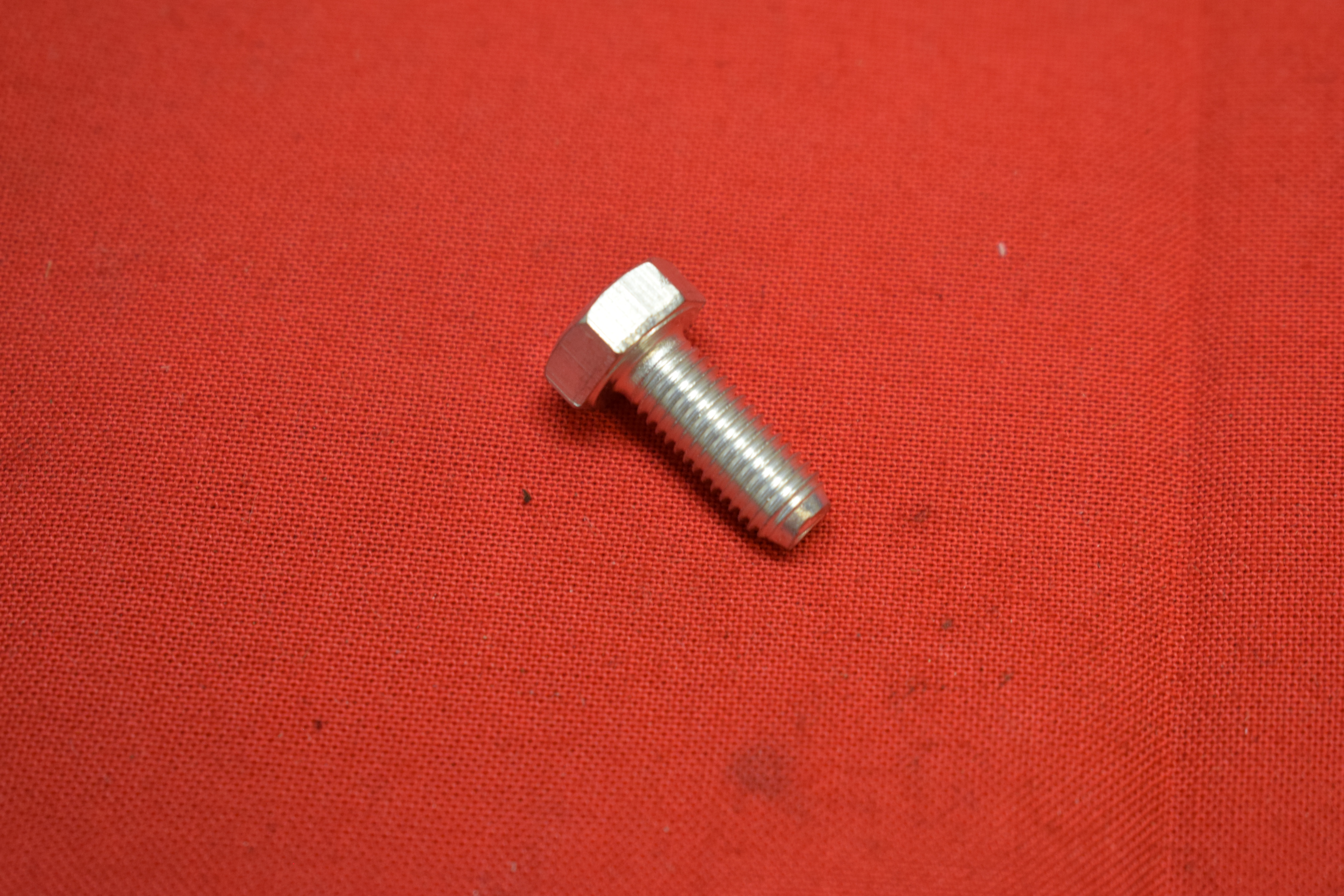 BOLT, 1/4"-28 x .625" HEX  Nickel