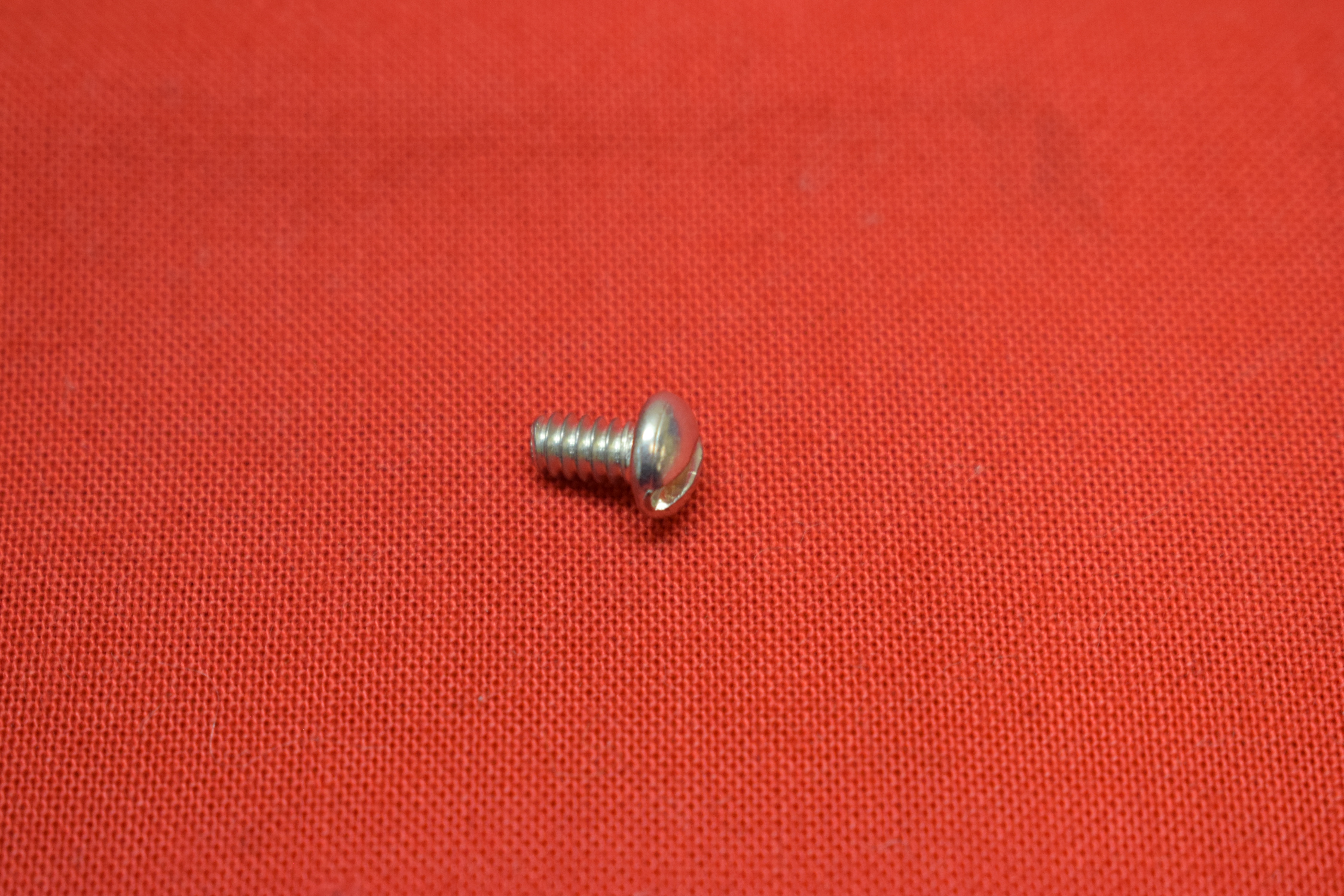 Screw 6-32 x .250" Round head, Nickel