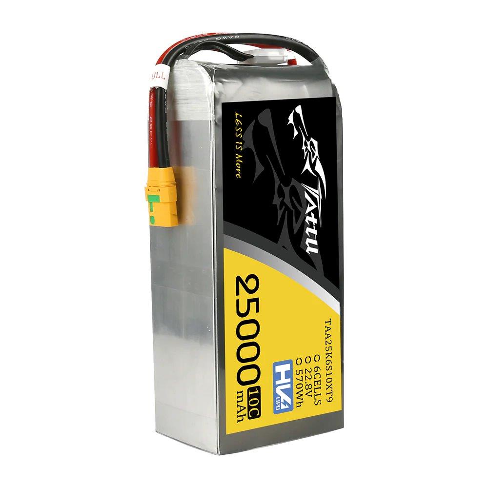 GensAce Tattu 25000mAh 22.8V 10C 6S1P HV High Voltage Lipo Battery Pack With XT9 - 2