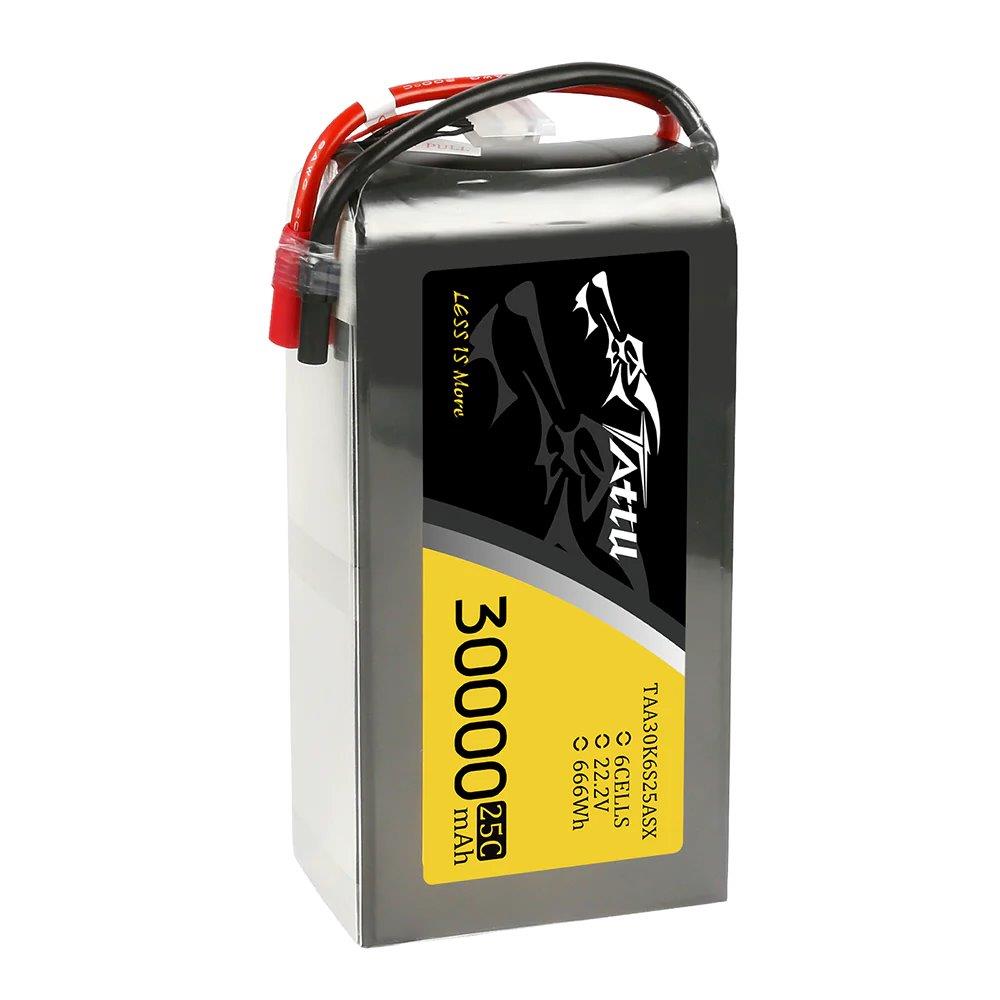 GensAce Tattu 30000mAh 22.2V 25C 6S1P Lipo Battery Pack with AS150+XT150 - 5
