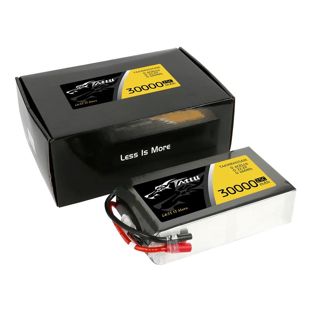 GensAce Tattu 30000mAh 22.2V 25C 6S1P Lipo Battery Pack with AS150+XT150 - 3