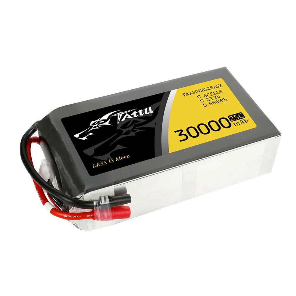 GensAce Tattu 30000mAh 22.2V 25C 6S1P Lipo Battery Pack with AS150+XT150 - 2
