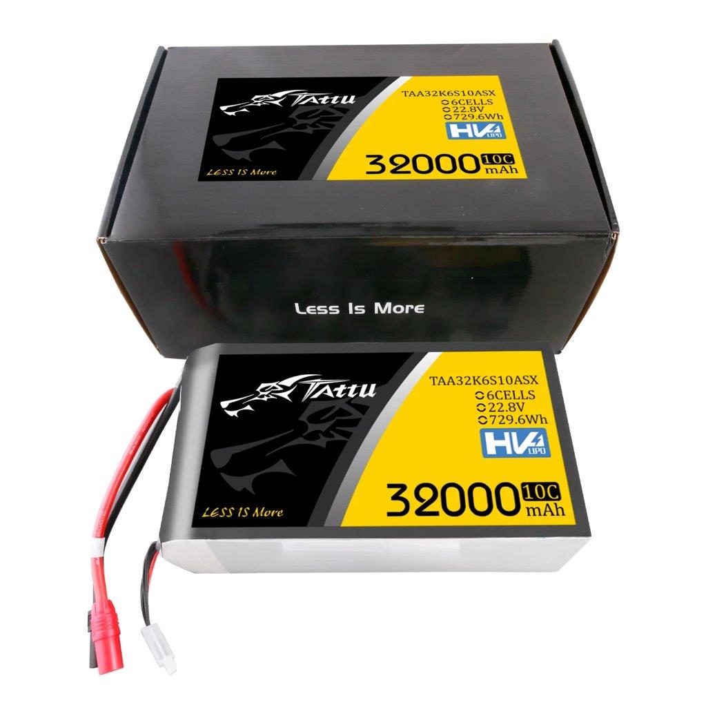 GensAce Tattu 32000mAh 22.8V 10C 6S1P HV High Voltage Lipo BattPack, AS150+XT150 - 5