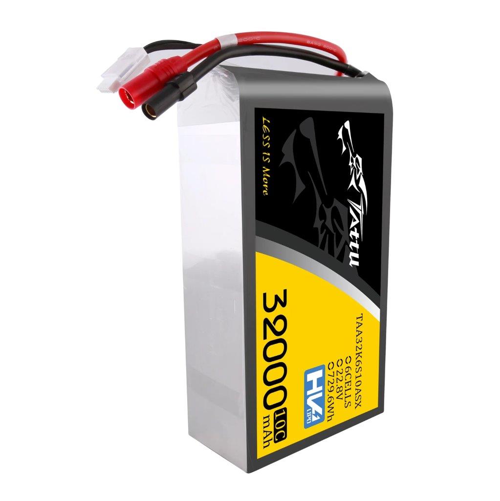 GensAce Tattu 32000mAh 22.8V 10C 6S1P HV High Voltage Lipo BattPack, AS150+XT150 - 4