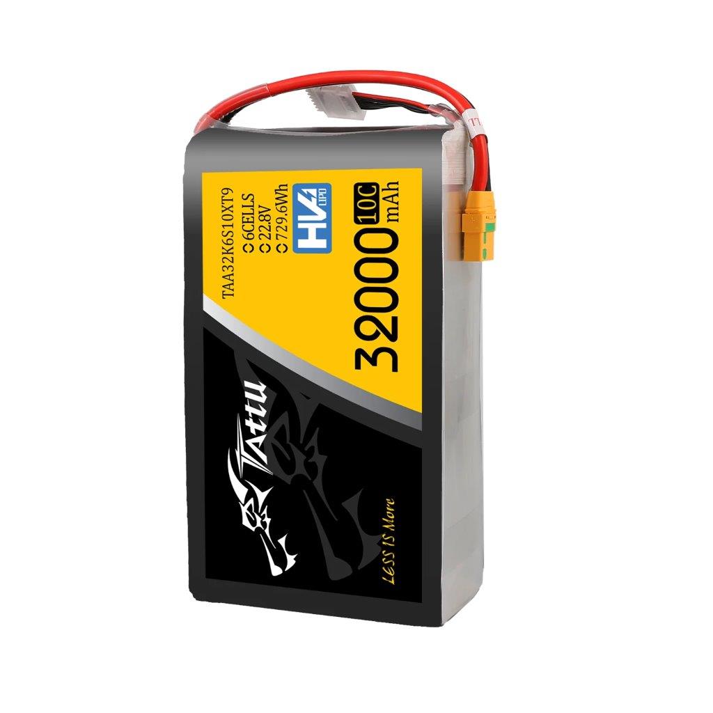GensAce Tattu 32000mAh 22.8V 10C 6S1P HV High Voltage Lipo Batt Pack With XT90-S - 2