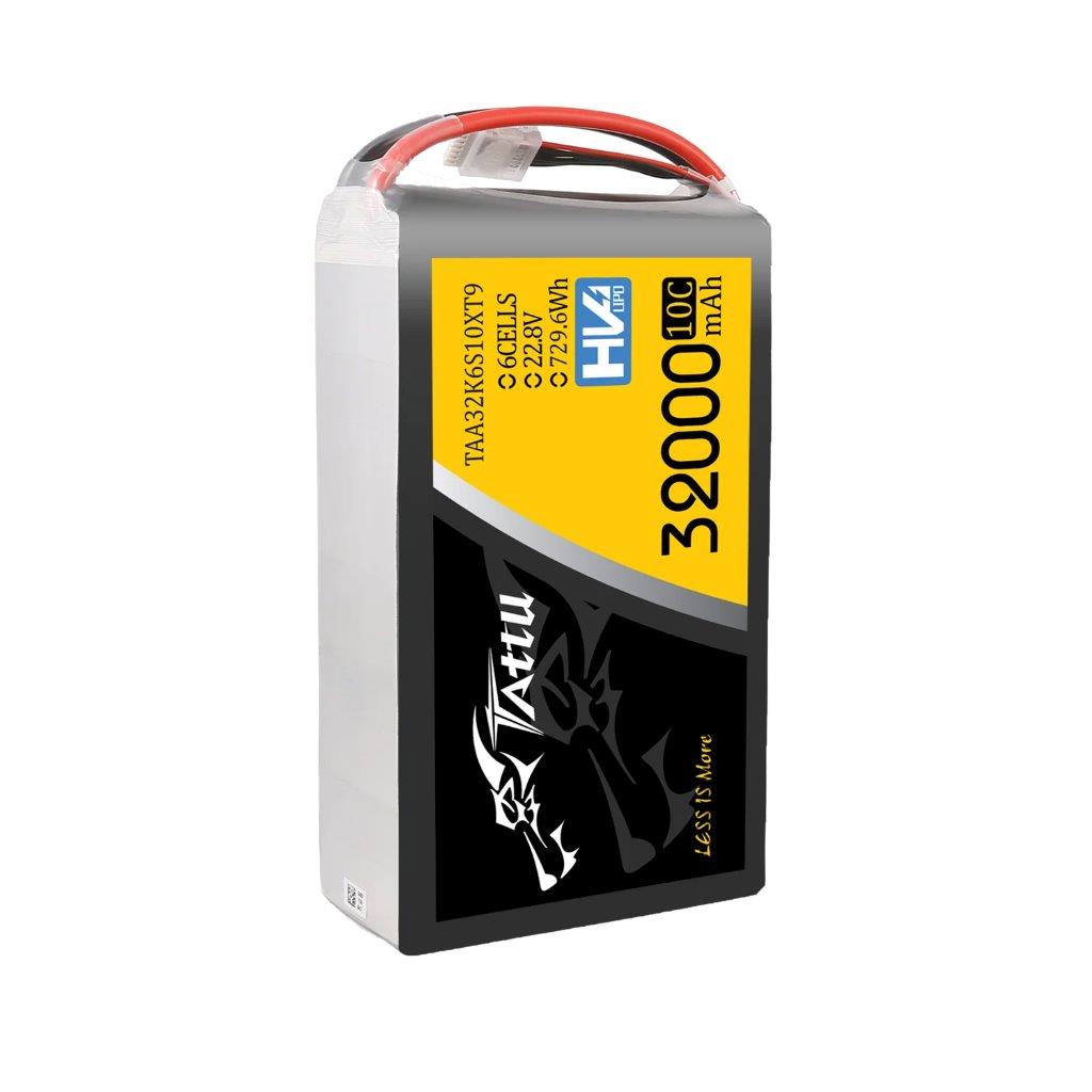 GensAce Tattu 32000mAh 22.8V 10C 6S1P HV High Voltage Lipo Batt Pack With XT90-S - 3