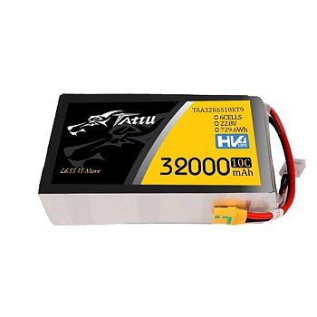 GensAce Tattu 32000mAh 22.8V 10C 6S1P HV High Voltage Lipo Batt Pack With XT90-S