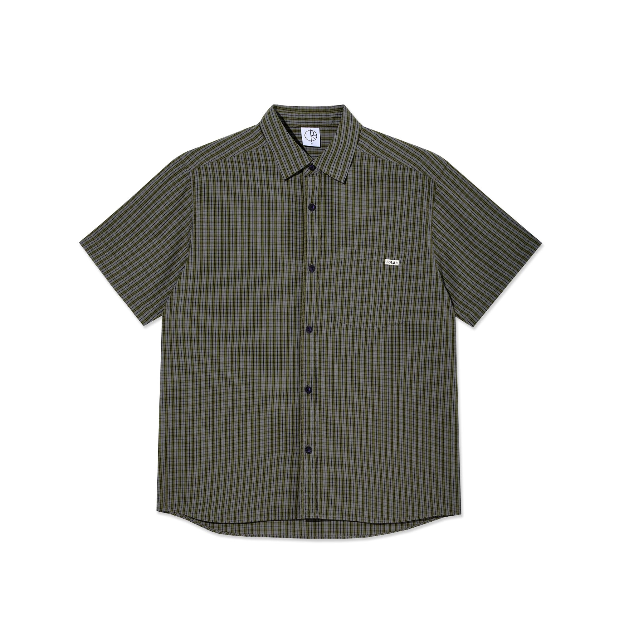 Polar Skate Co. Mitchell Skjorta Black/Green