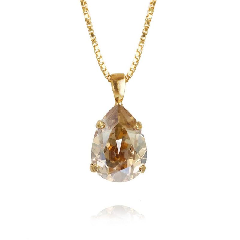 Caroline Svedbom Mini Drop Necklace Golden Shadow