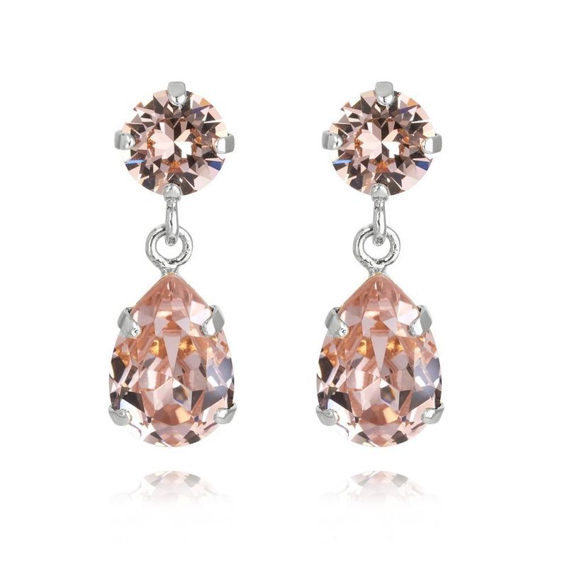 Caroline Svedbom Mini Drop Earrings Vintage Rose - 3