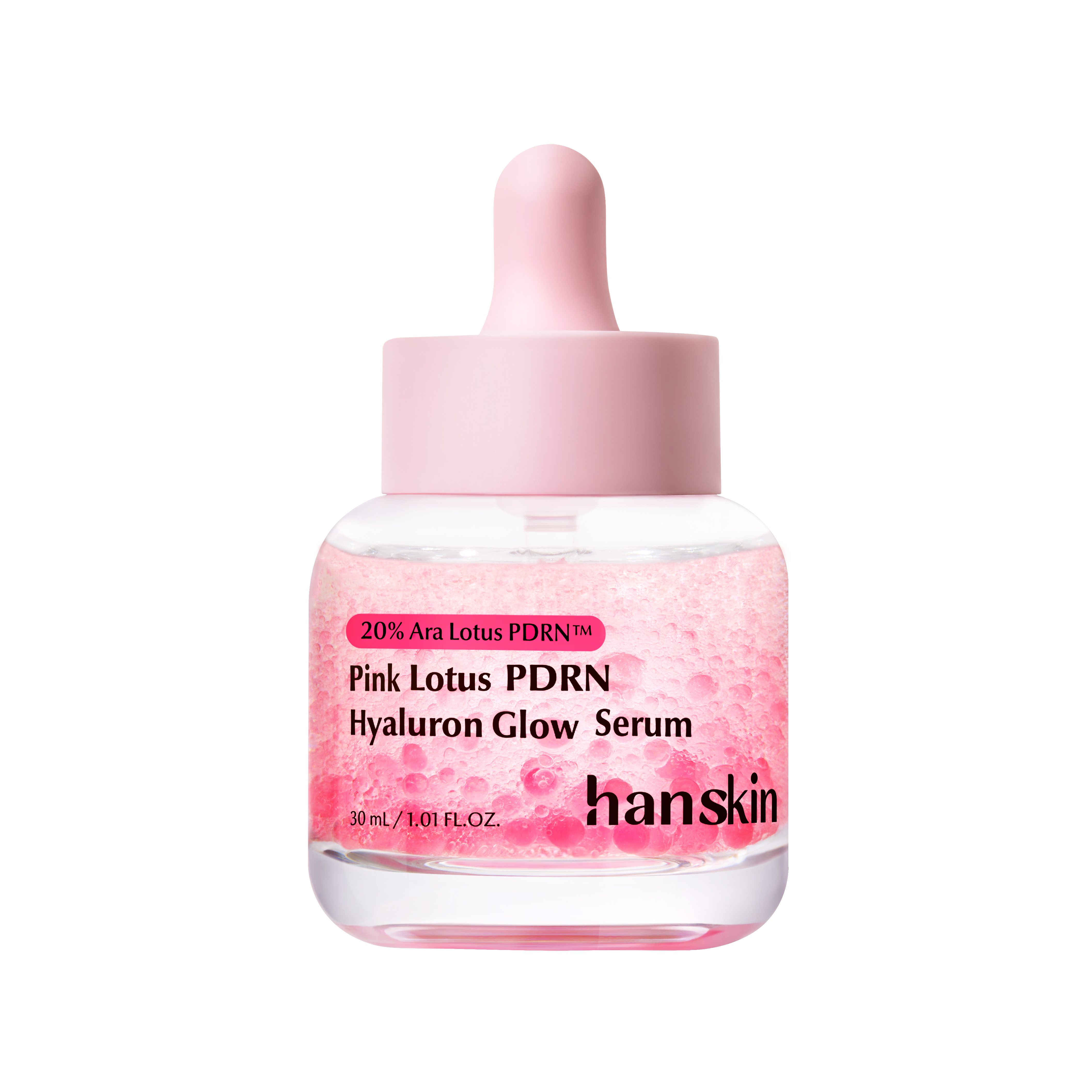 Hanskin Pink Lotus PDRN Hyaluron Glow Serum 30ml - 3