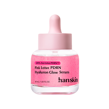 Hanskin Pink Lotus PDRN Hyaluron Glow Serum 30ml