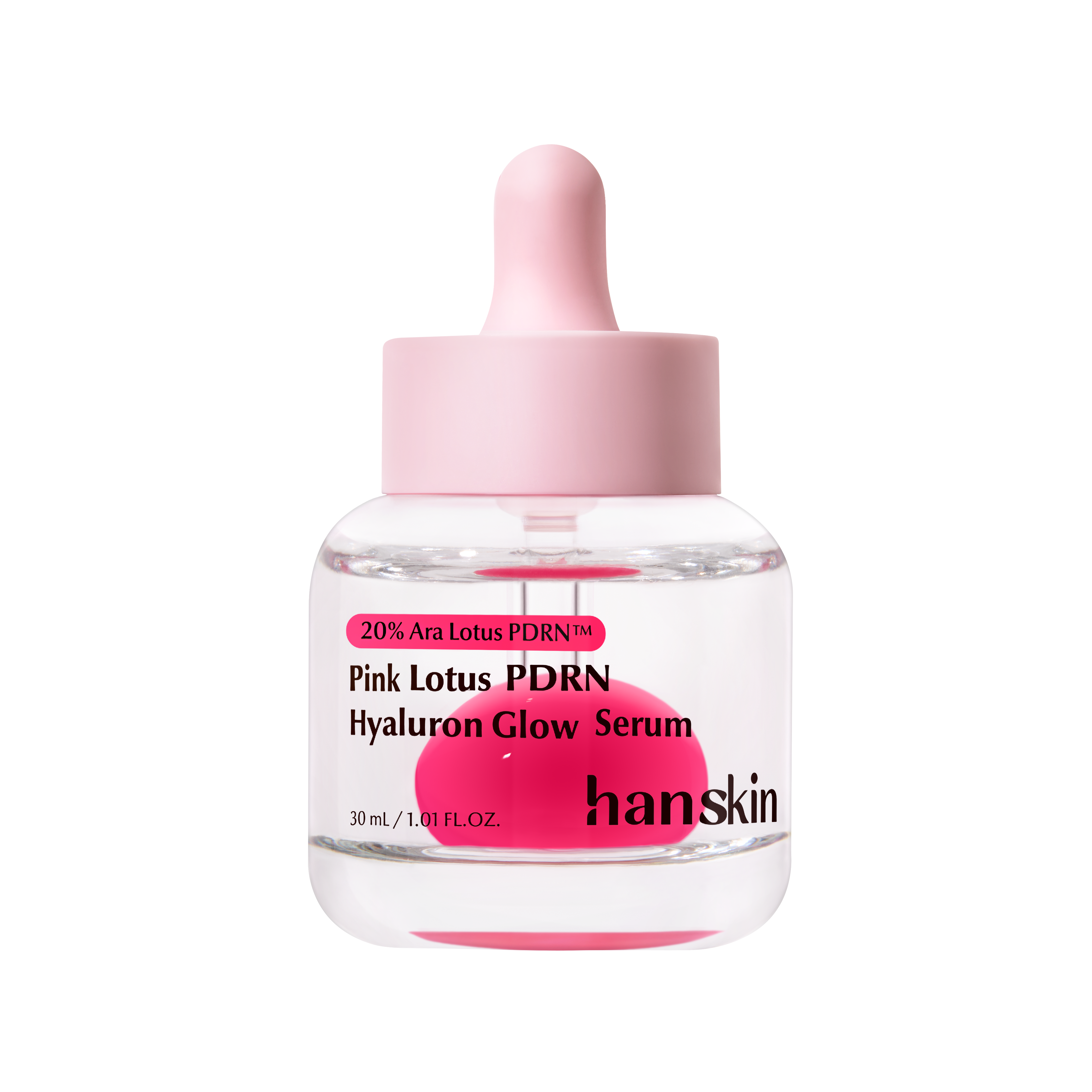 Hanskin Pink Lotus PDRN Hyaluron Glow Serum 30ml - 2