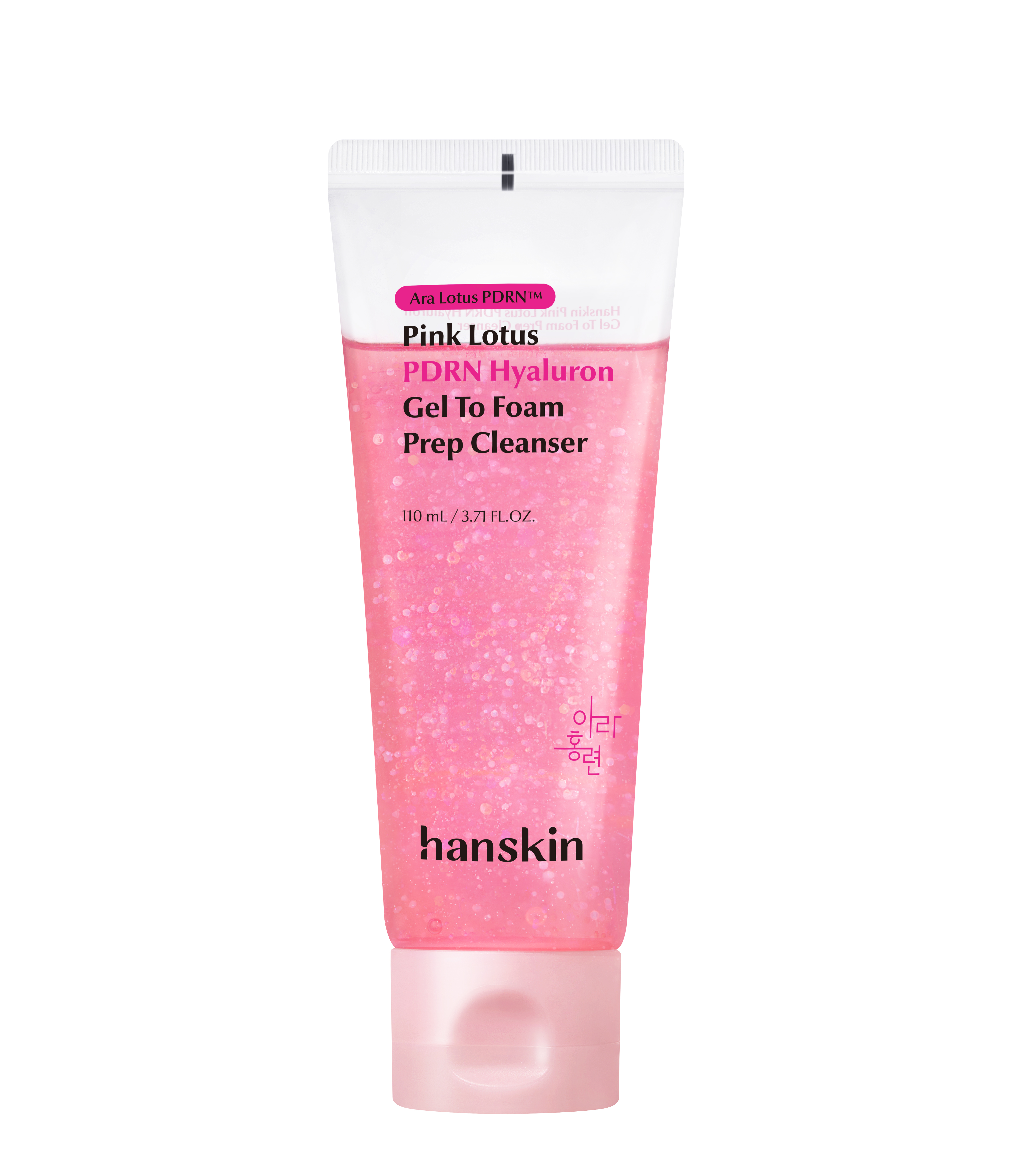 Hanskin Pink Lotus PDRN Hyaluron Gel To Foam Prep Cleanser 110ml
