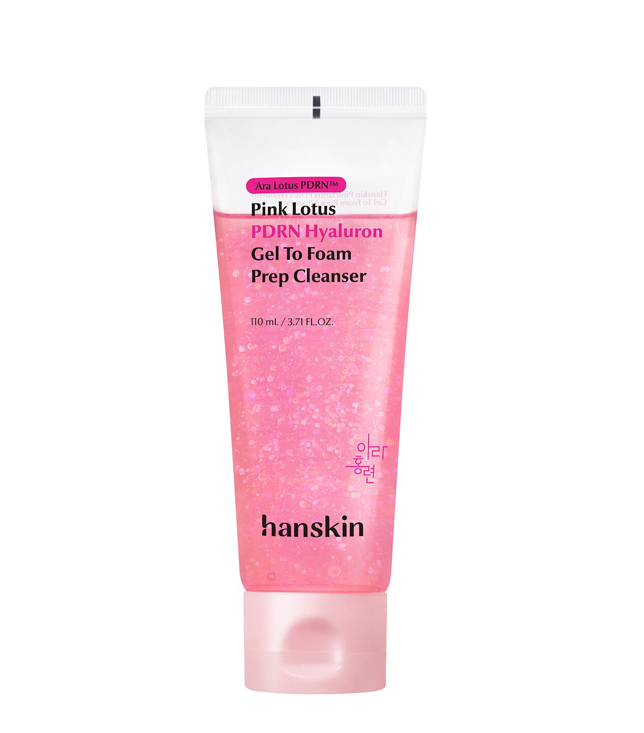 Hanskin Pink Lotus PDRN Hyaluron Gel To Foam Prep Cleanser 110ml