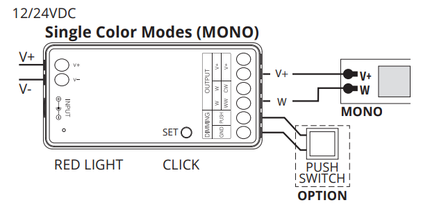 KANLUX Styrning LED CTRL 12/24V MONO/CCT - 8