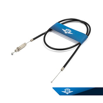 Gaswire, sort til Zündapp 446 (Bing SRE 10~15mm)