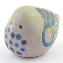 Lisa Larson (Fåglar 1964) Rounded Bird with Relief Decor 10 cm