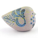 Lisa Larson (Fåglar 1964) Rounded Bird with Relief Decor 10 cm