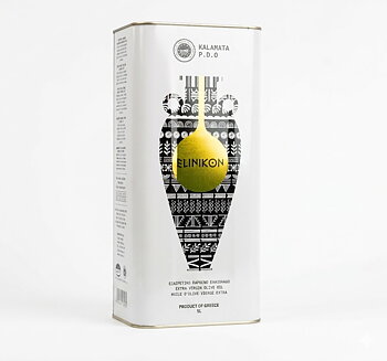 Kalamata P.D.O. extra virgin olive oil ELINIKON (5L), free shipping