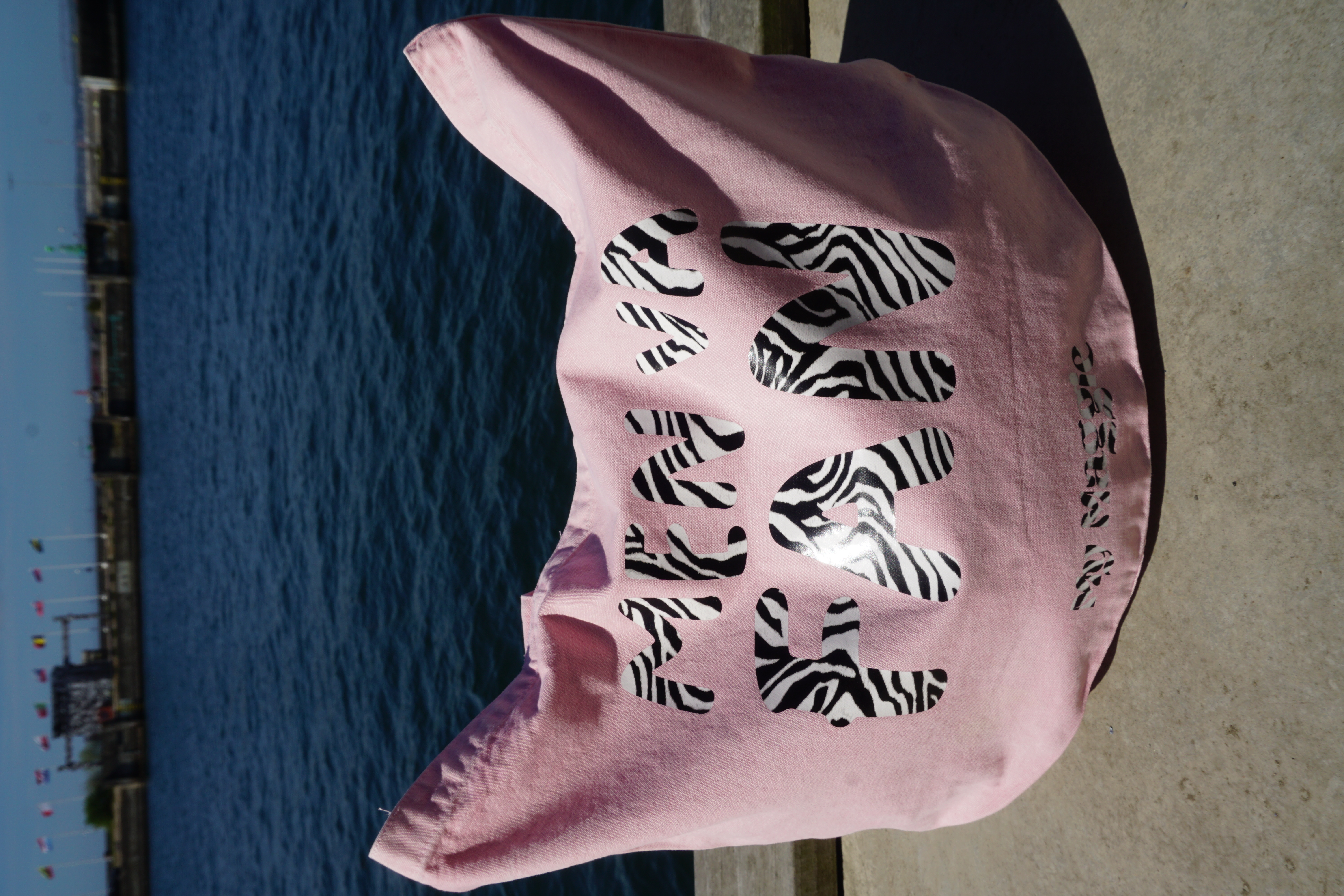 Tote bag with zebra print - 2