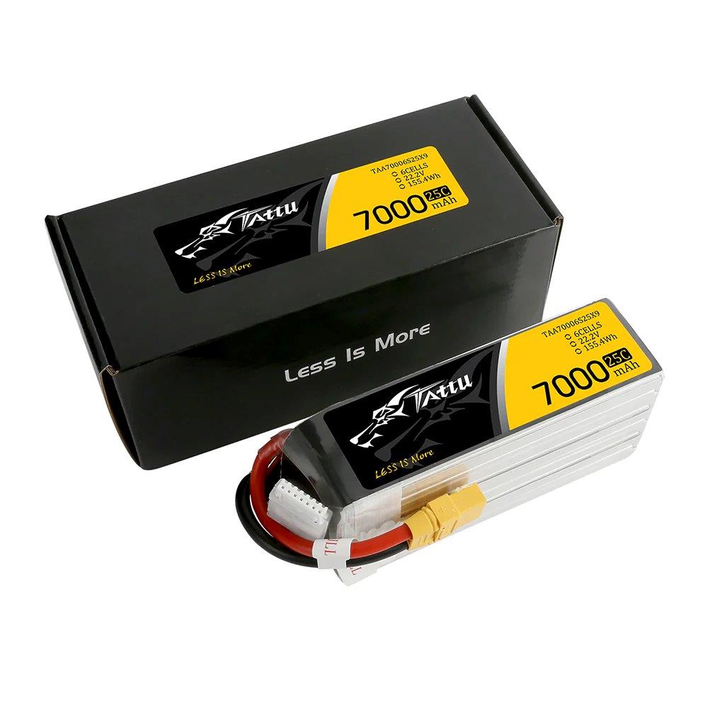 GensAce Tattu 7000mAh 6S 22.2V 25C Lipo Battery pack with XT90 - 10