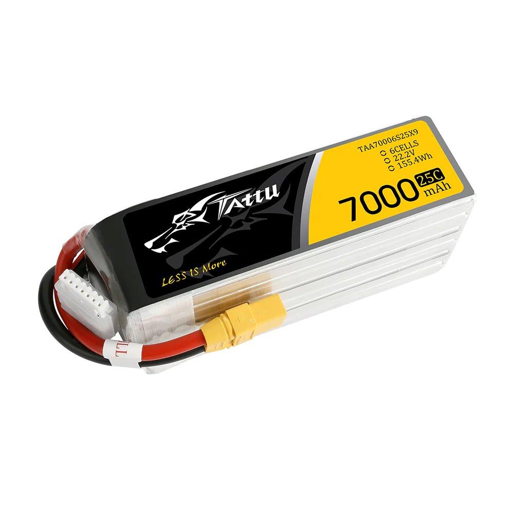 GensAce Tattu 7000mAh 6S 22.2V 25C Lipo Battery pack with XT90 - 3